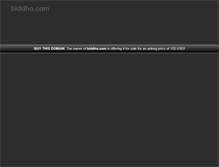 Tablet Screenshot of biddho.com